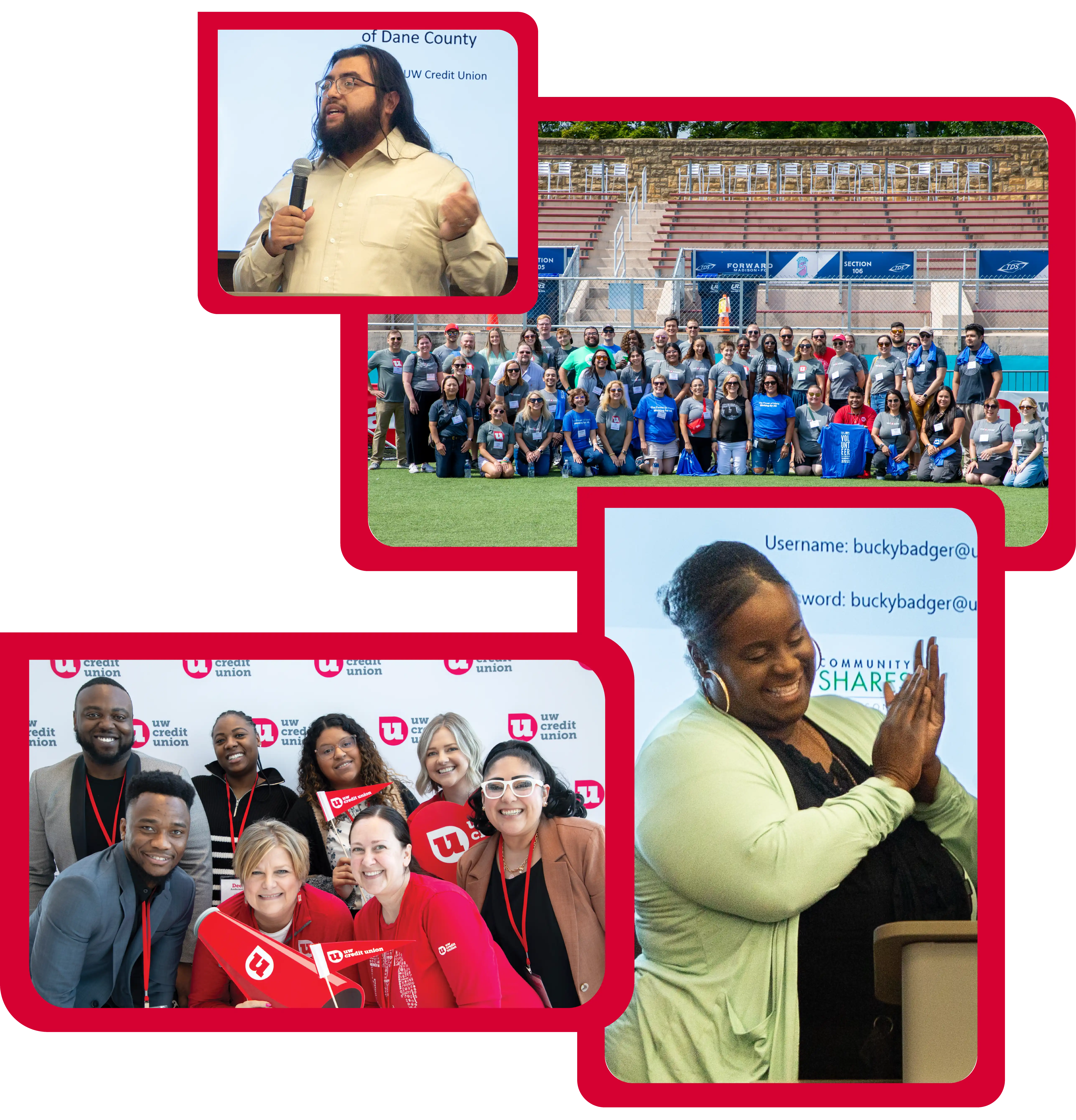 Community Giving Collage (Left Side)