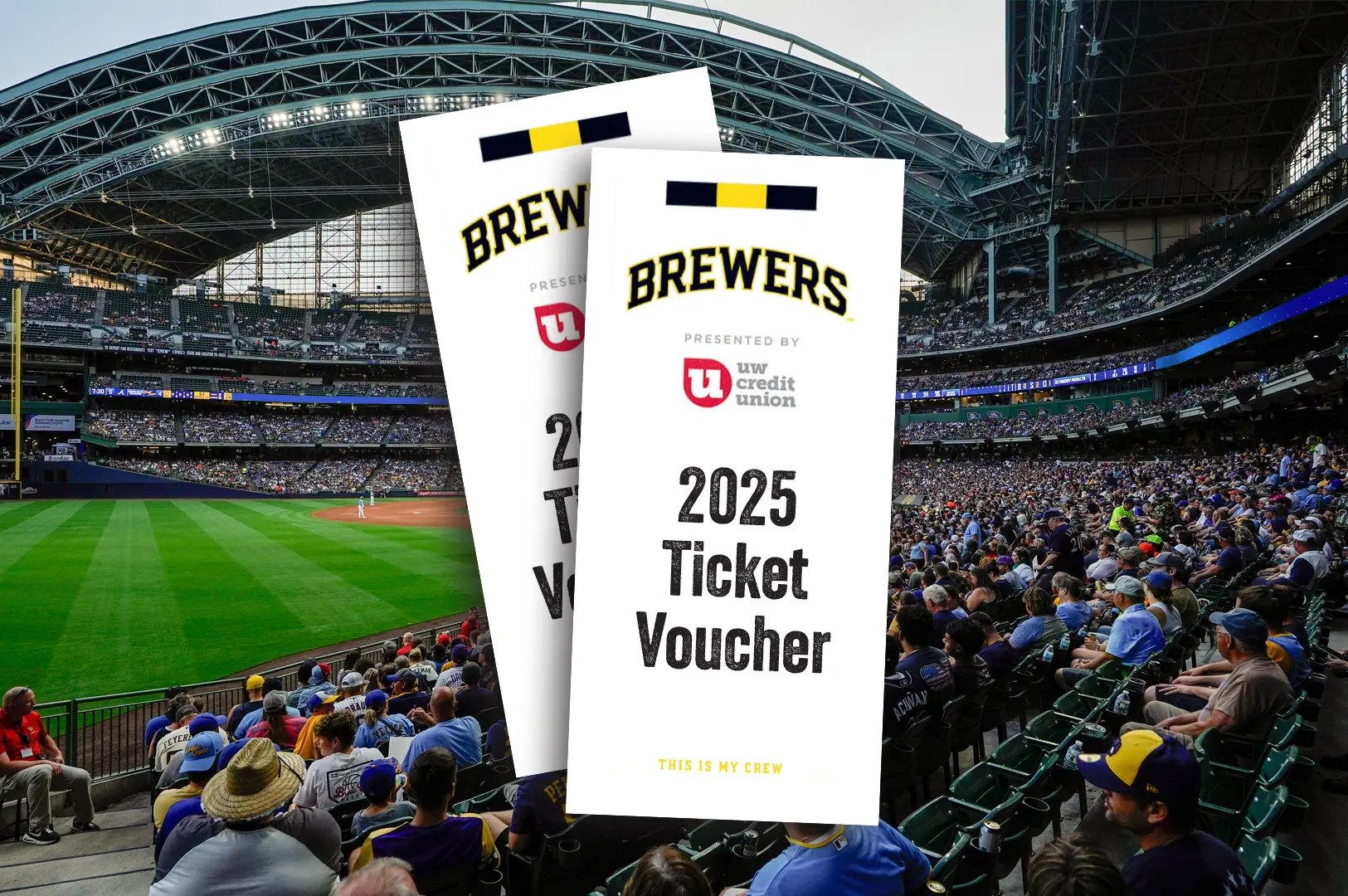 Get 2 FREE Brewers tickets with a new rewards checking account Get 2 FREE Brewers tickets with a new rewards checking account