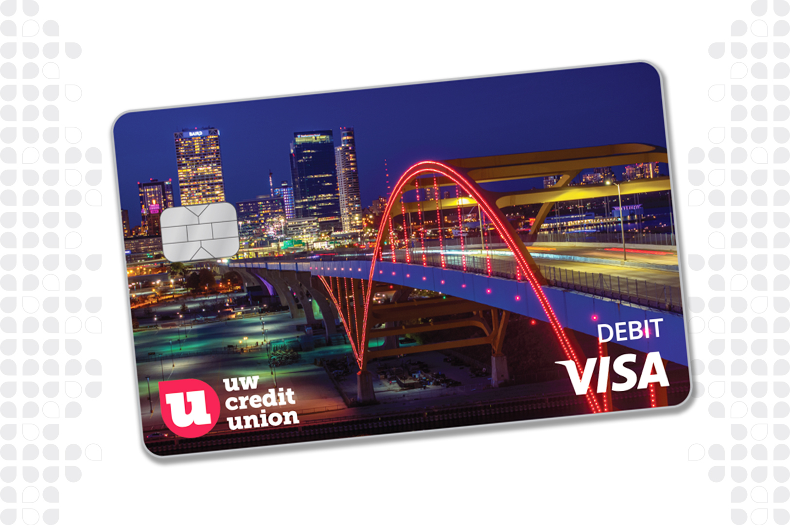 The new Hoan bridge debit card exclusive to UW Credit union. The new Hoan bridge debit card exclusive to UW Credit union.