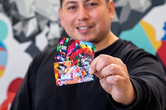 Introducing two new debit card designs by artist Mauricio Ramirez.