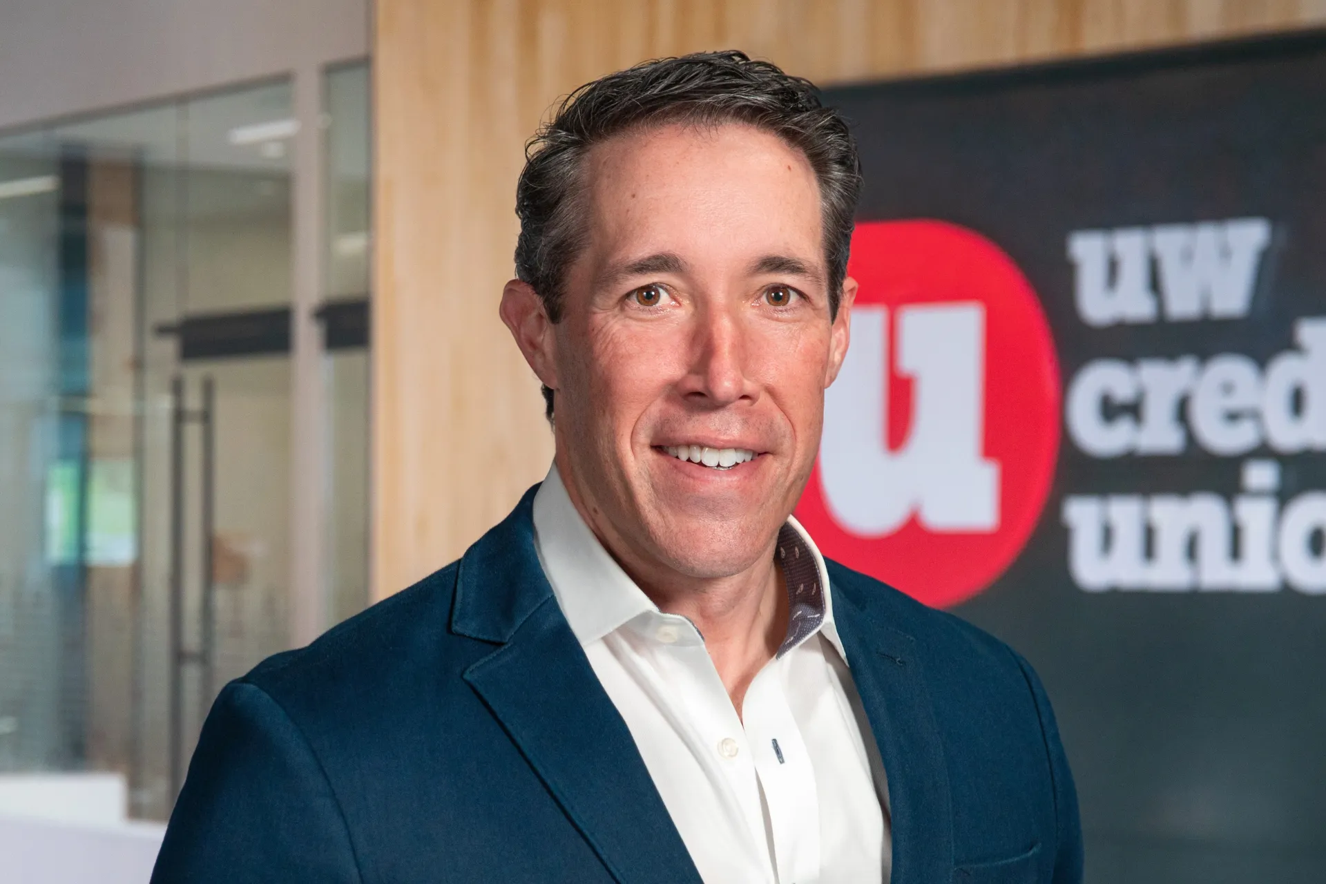 Portrait photo of Joe Liethen, the new chief financial officer joining UW Credit Union