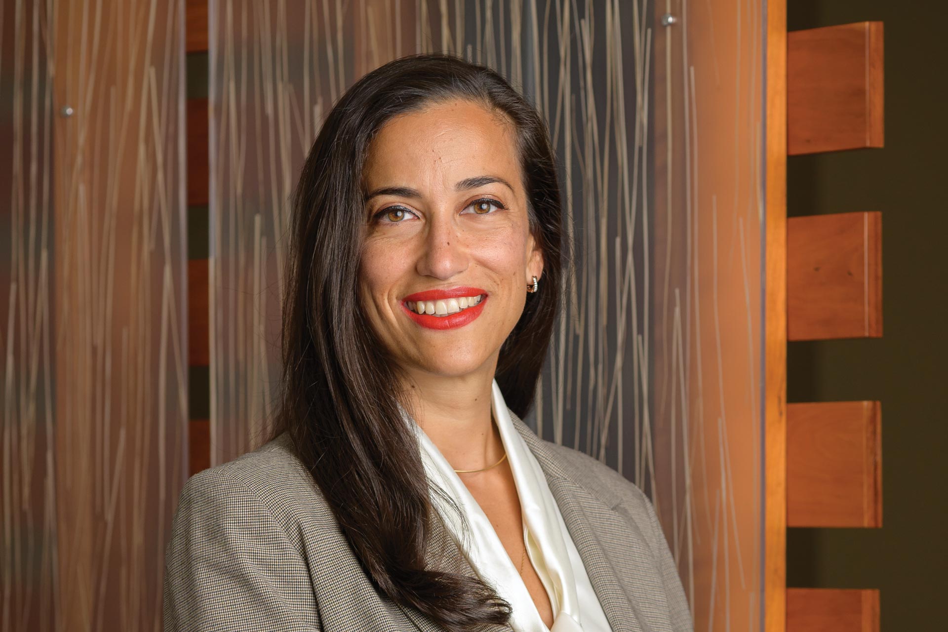 A portrait of Leana Nakielski.